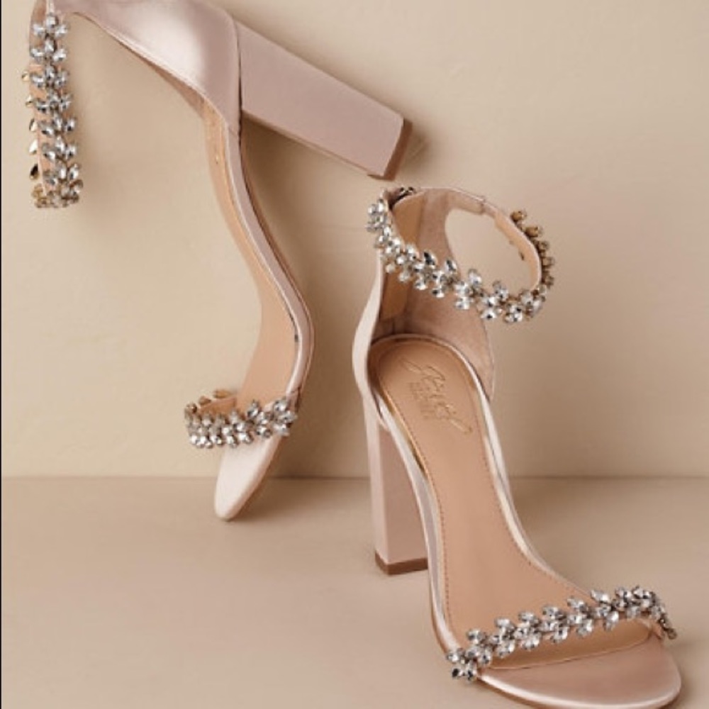 Anthro X BHLDN Badgley Mischka Maura heels Size 7